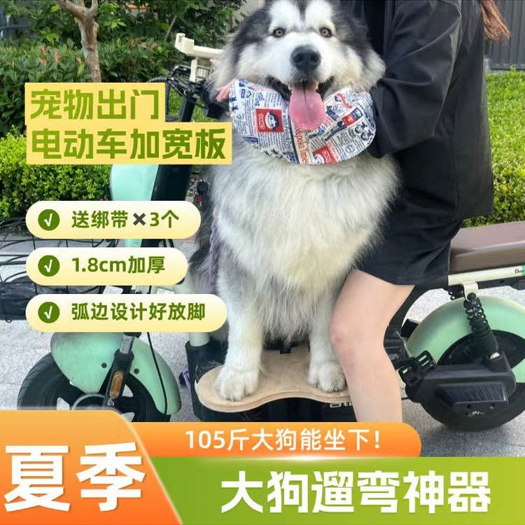 Электрический велосипед с большим доступом для собак, расширительная доска для поездок с собакой, осенний выезд (плоская доска)