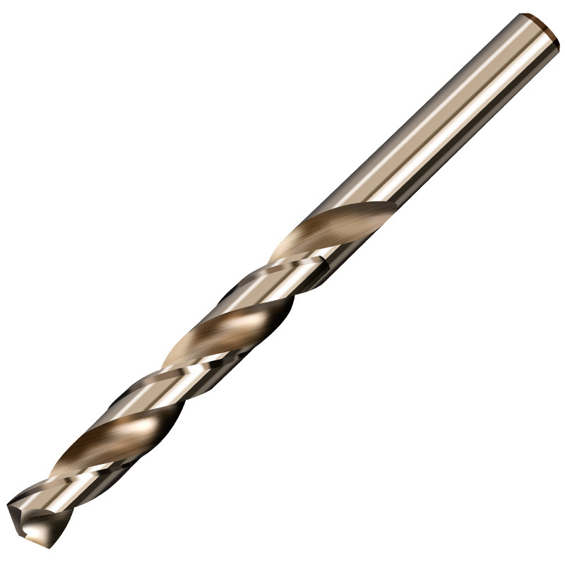 Bailey Cobalt-Containing Twist Drill Bit Stainless Steel Plate Drilling Drill Flower Iron Alloy High Hardness Straight Handle Rotor