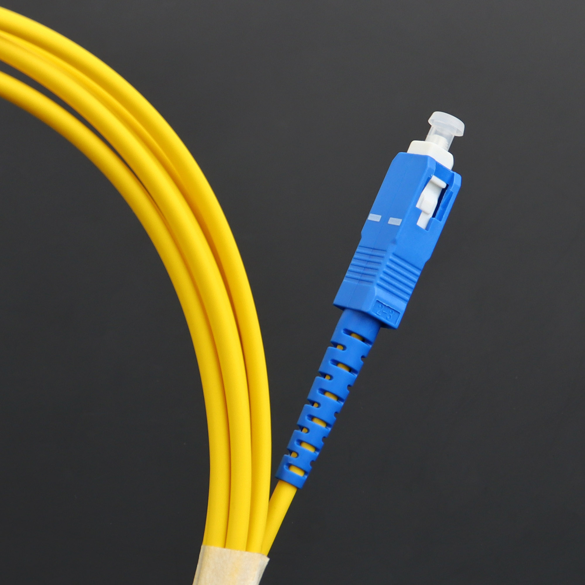 Sc-Sc Single-Mode Single-Core Fiber Optic Jumper Telecommunication-Grade Single-Core Jumper Pigtail