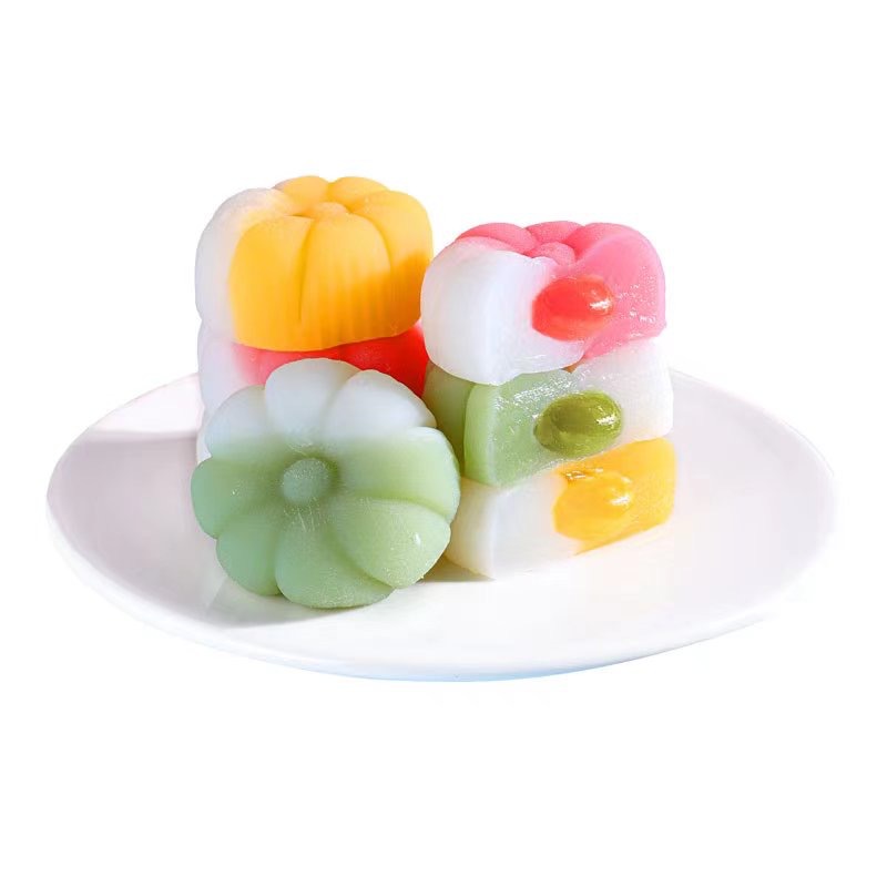 Popcorn flowing heart ice cream moon cake pastry leisure snack multi-flavor fruit moon cake Mid-Autumn Festival gift box gift gift