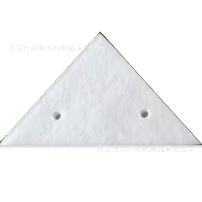 Glass Wiper Cleaning Cotton Triangle Cleaning Cotton Rectangular Felt Cotton Glass Wiper Accessories Felt Cotton Wholesale