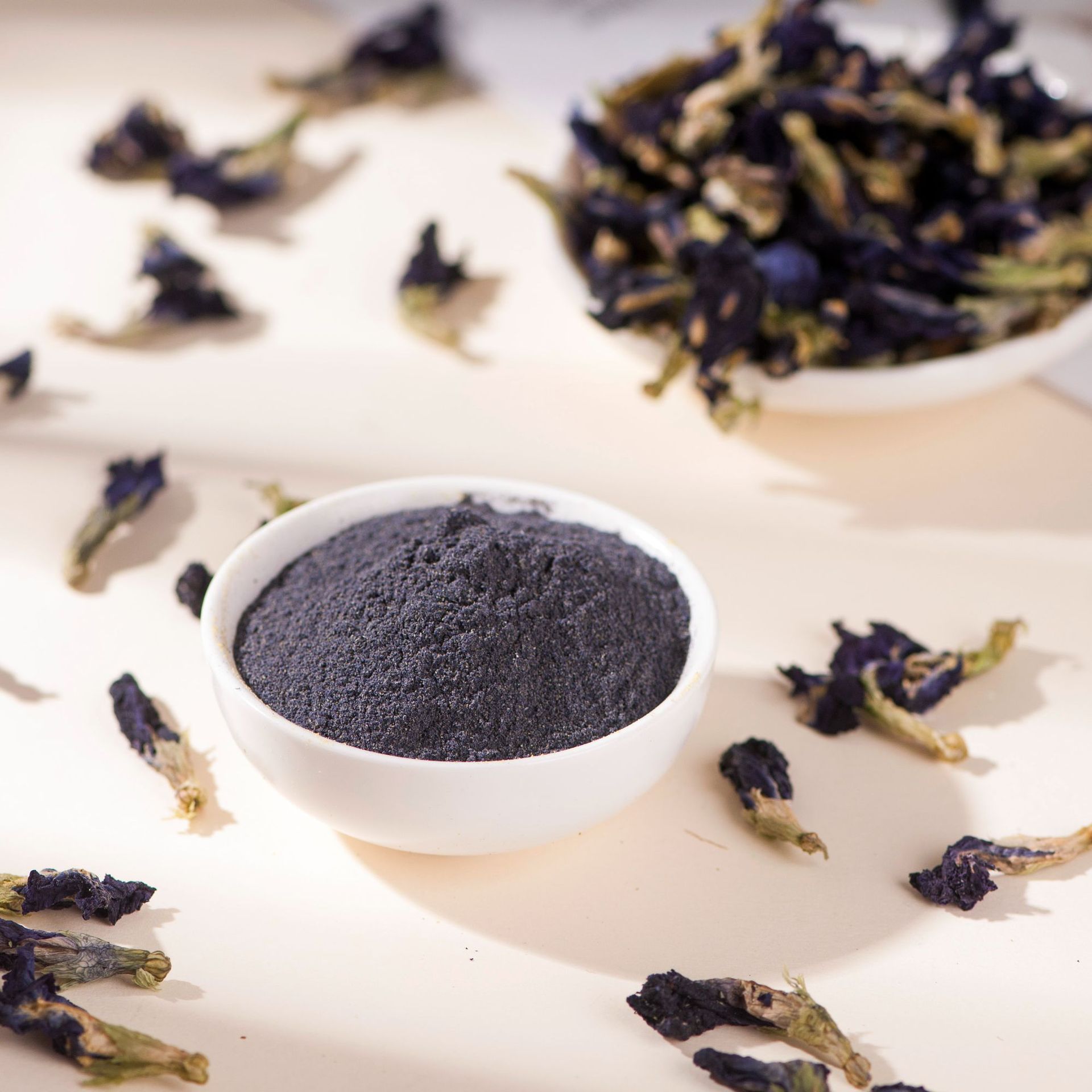 Supply food accessories seasoning blue butterfly bulk powder pastry cake cream pigment plant added powder