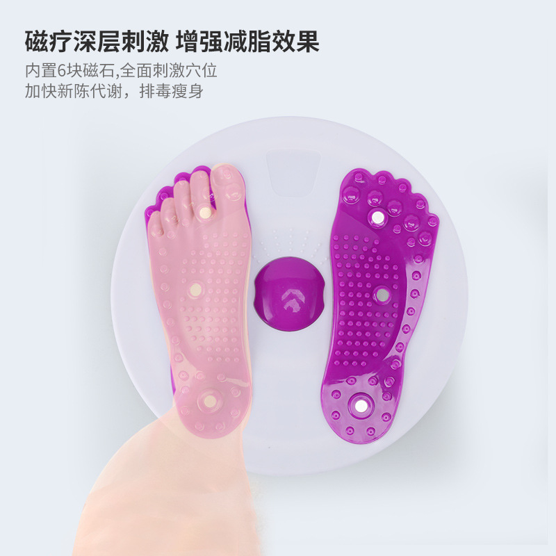 Household Split Waist Twisting Disc for Stomach and Abdominal Slim Turning Wheel Twisting Machine Fitness Exercise Waist Magnetic Waist Twisting Machine