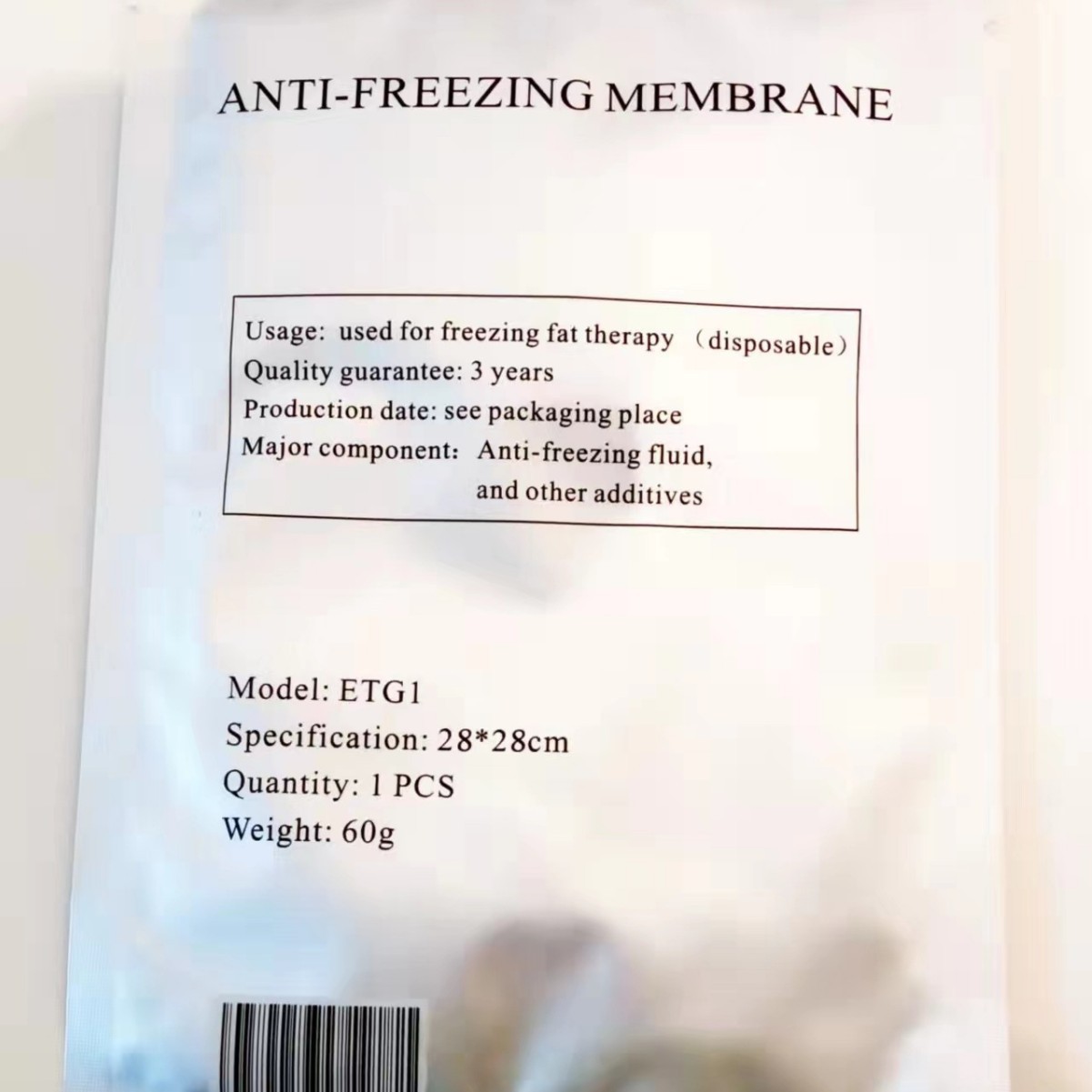 Freezing Film, Antifreeze Film, Freezing Sheet, Antifreeze Film Freezing Instrument, Freezing Film Sheet, Factory Direct Sales in Stock