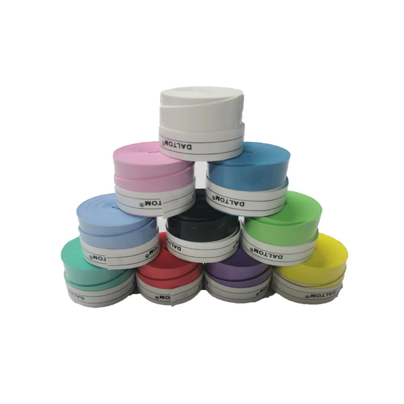 Customized Factory Direct Sales Processing Badminton Racket Glue Small Single Customized Logo Precision Punching Anti-Slip and Sweat-Absorbent