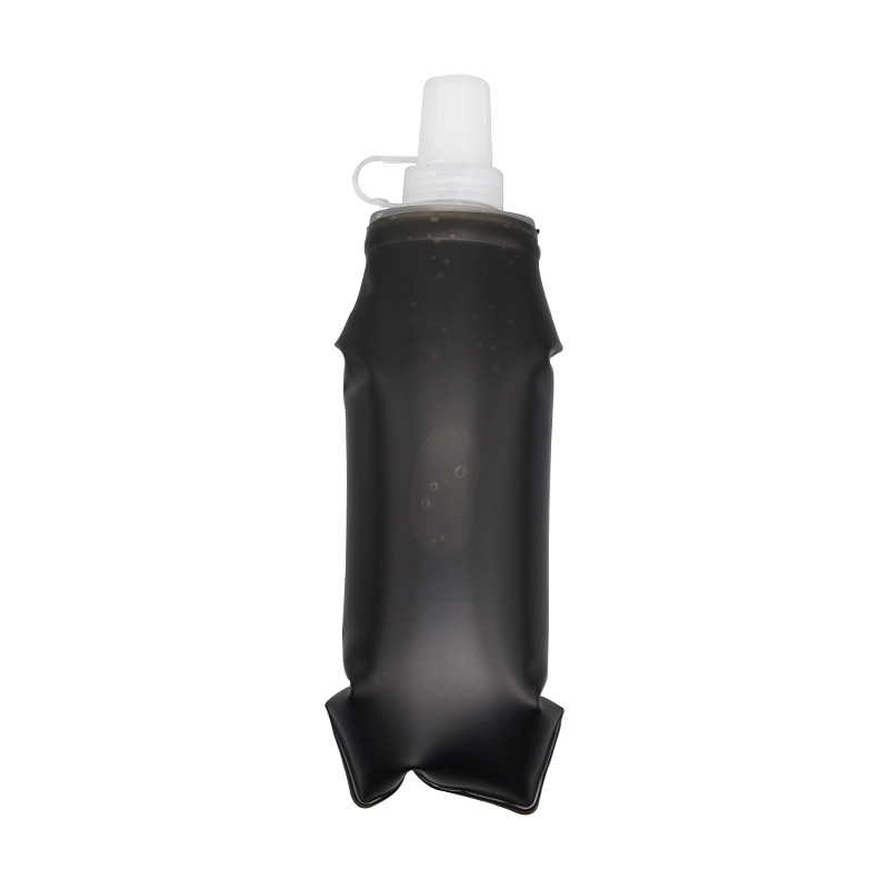 Customized Cross-Border Outdoor Sports Equipment Cycling Portable Soft Water Bottle Tpu Mountaineering Running Water Bottle Squeeze Foldableing