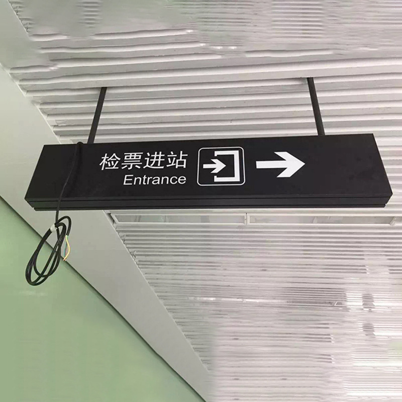 Double-sided round rotating blister light box outdoor waterproof side billboard hanging wall type automatic led billboard