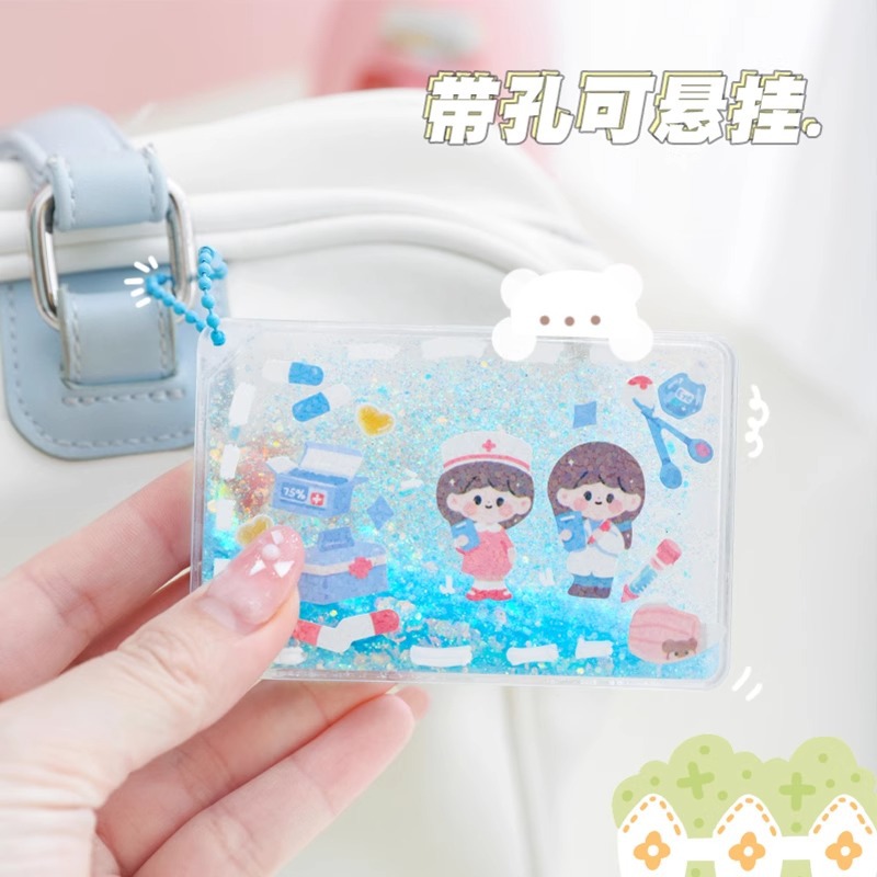 Transparent quicksand Goka brick creative special-shaped diy quicksand oil acrylic magnetic goo plate decoration small ornaments