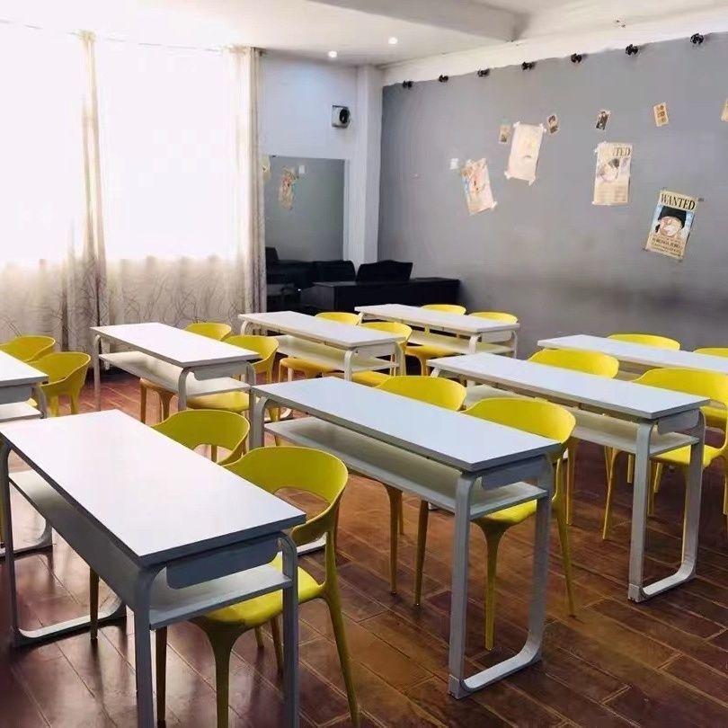 Комбинация учебного стола и стульев, длинный конференционный стол для гостиниц, учебный стол для образовательных учреждений, школьный стол, стол для учебы