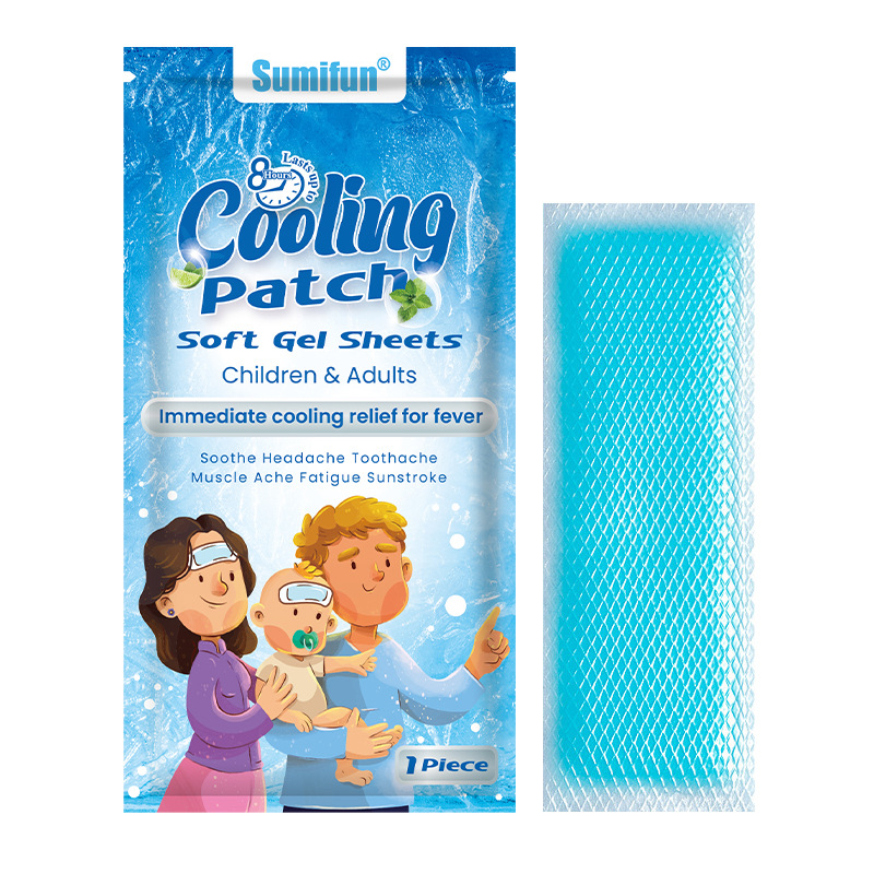 Sumifun Cross-Border Export Cooling Patch Cooling Patch Hydrogel Patch Cooling Cold Compress Summer Essential Product K18901