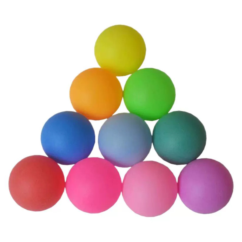 Frosted Colorful Table Tennis 40Mmpp Lottery Bicai Throwing Cup Kidsren's Pitching Wholesale Plastic Toy Table Tennis