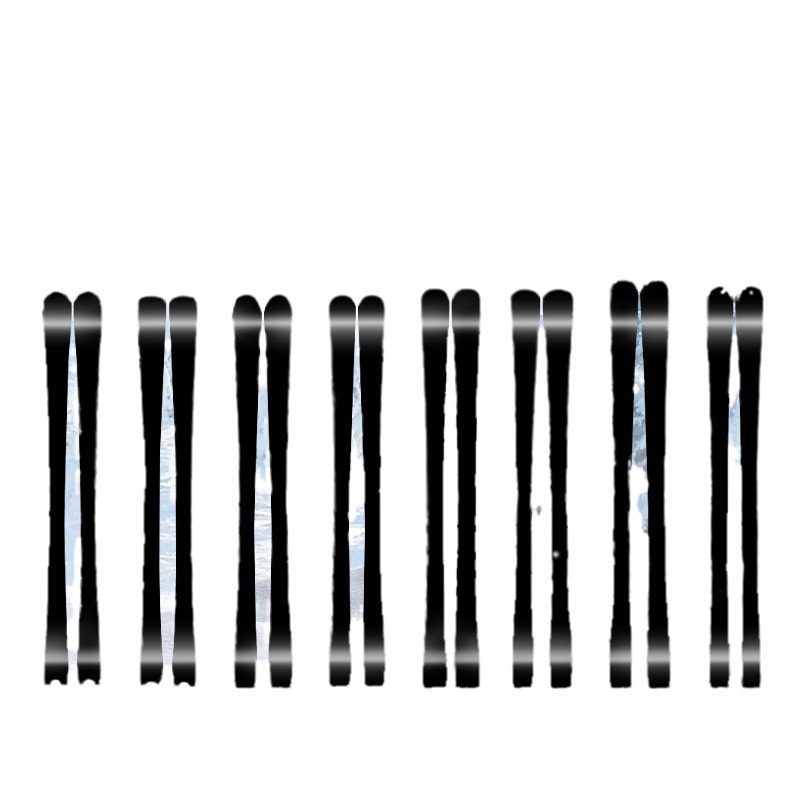 Foreign Trade New Adult Snowboard Double Board Customized Ski Resort Snow Equipment Sled Board Customized Double Board