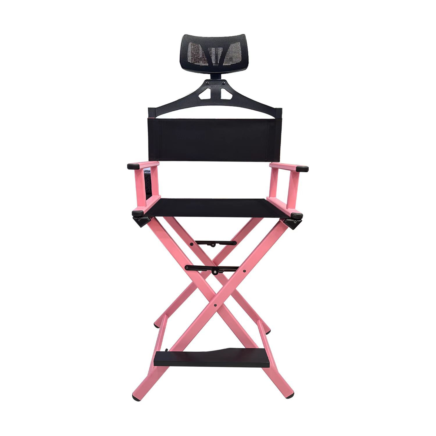 Metal Wholesale Spot Beauty Salon Foldable Portable Multi-Functional Outdoor Backrest Aluminum Alloy Makeup Chair
