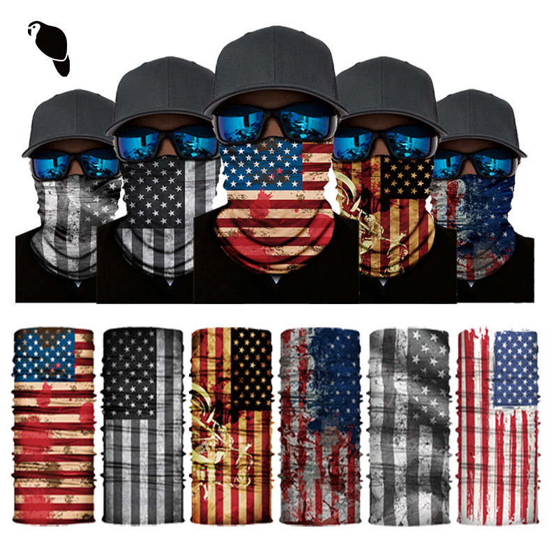 Xunhui Magic Headscarf Europe and America Multifunctional Outdoor Variety Headscarf Sunscreen Mask Warm Sports Seamless Headscarf Spot