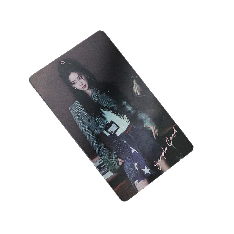 Customized Nfc Fan Merchandise Laser-Engraved Support Cards for Singers and Actors, Endorsement Cards