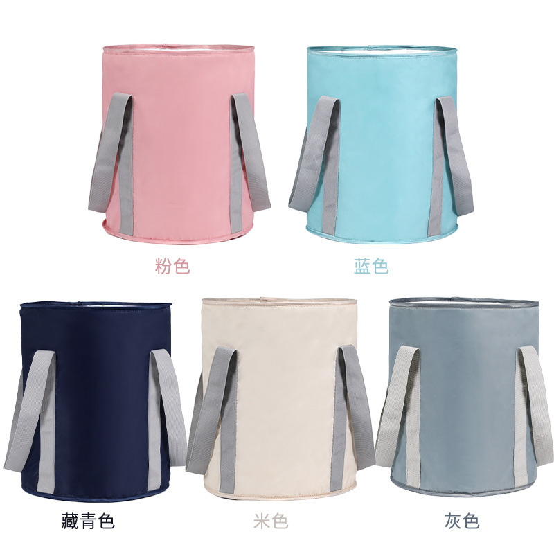 Portable Foot Bucket with Height over Calf Five-layer Heat Preservation Foot Bucket Travel Foldable Foot Bucket Foot Bath Artifact
