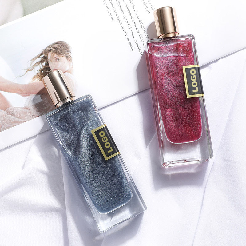 Customized Popular Foreign Trade Liquid Sand Perfume for Men and Women, Gold-Plated, Long-Lasting Fragrance, High-End Light Fragrance Perfume Spray