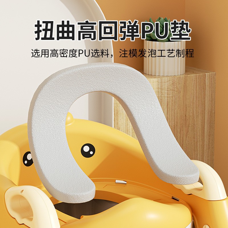 Children's Toilet Stairs Special Toilet for Boys and Girls and Babies Auxiliary Pad Rack Ladder Foot Stool Toilet Ring
