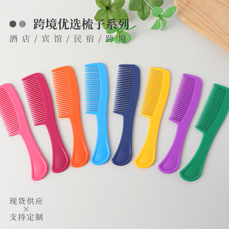 Одноразовая расческа Dopamine для отелей, прозрачный пластиковый пакет, индивидуальная упаковка с настраиваемым логотипом, эластичная расческа для отелей