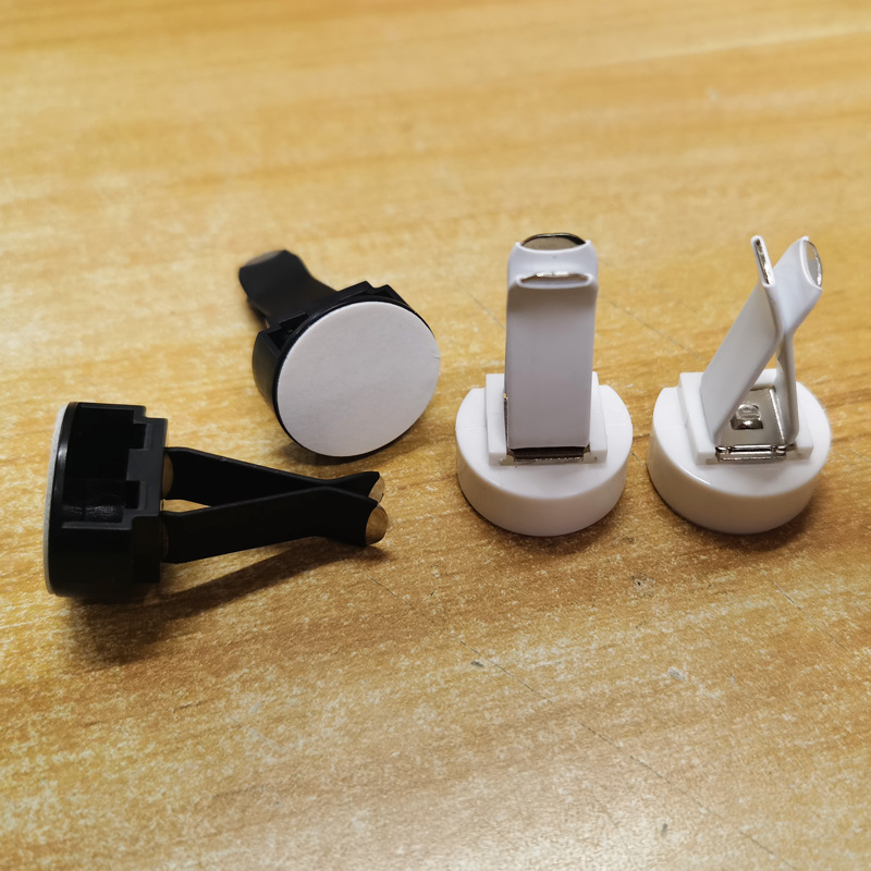 Square head clip with adhesive round card slot combination set car air outlet perfume aromatherapy DIY gypsum jewelry accessories