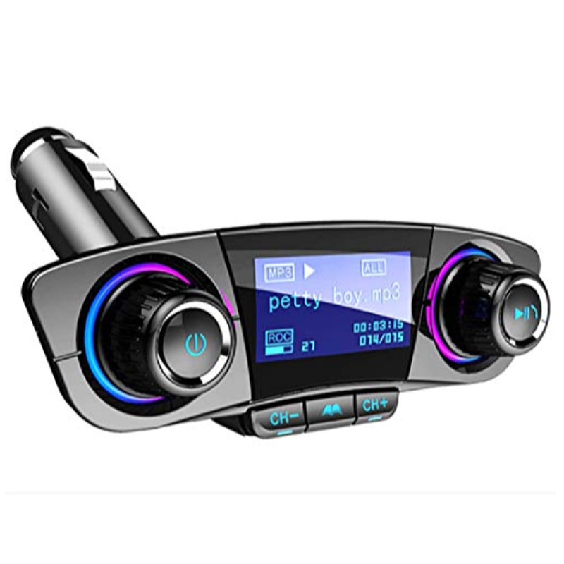 Bt06, автомобильный Mp3 Bluetooth гарнитура автомобильный Bluetooth FM передатчик QC3.0 быстрое зарядное устройство поддерживает TF/USB