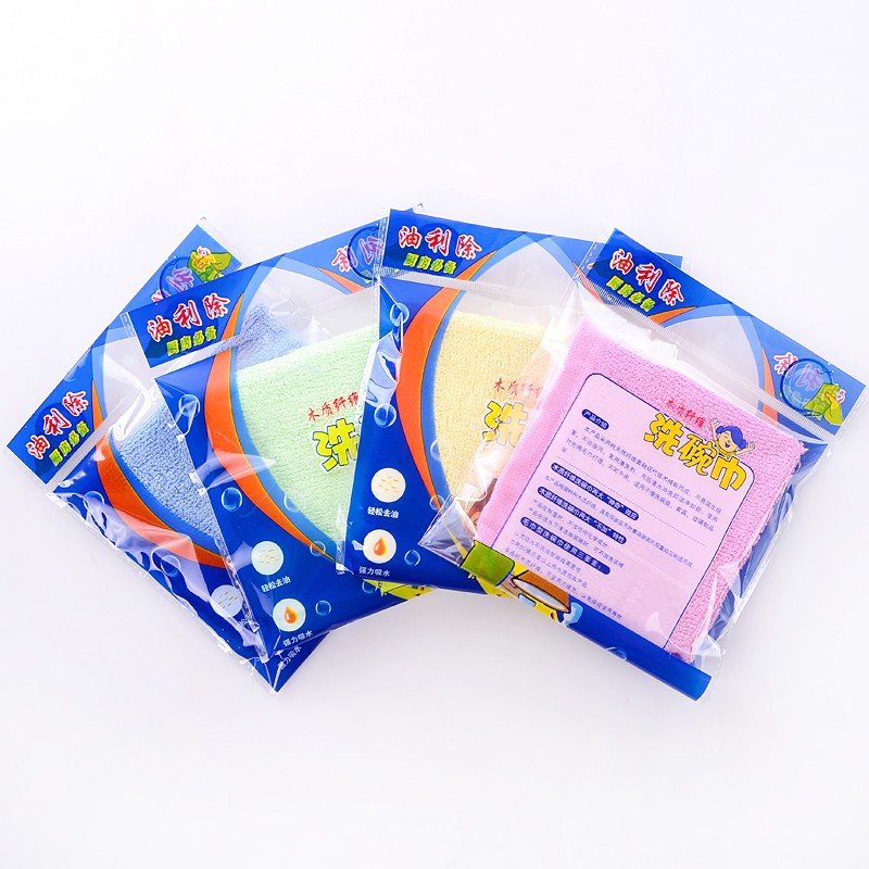 oil-free wood fiber dishwashing towel oil-free towel oil-free cloth thickened absorbent