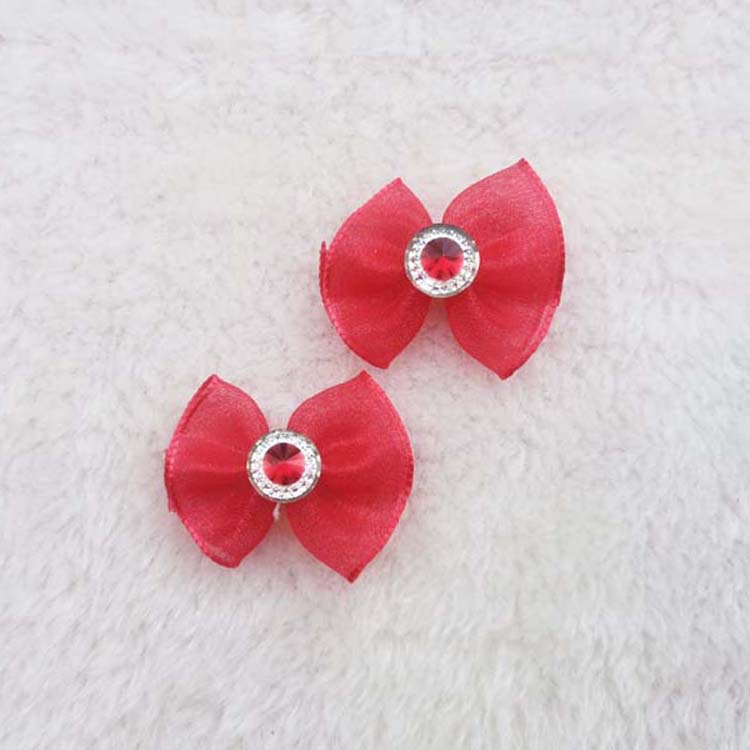 Pet Supplies Pet Jewelry Snow Yarn Ribbon Bow Rubber Band Head Flower Head Flower Jewelry Teddy Yorkshire Pet