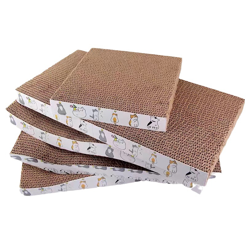 Cat scratch board straight Board wear-resistant non-chip large cat grinding board corrugated paper anti-scratch cat toy wave cat claw board