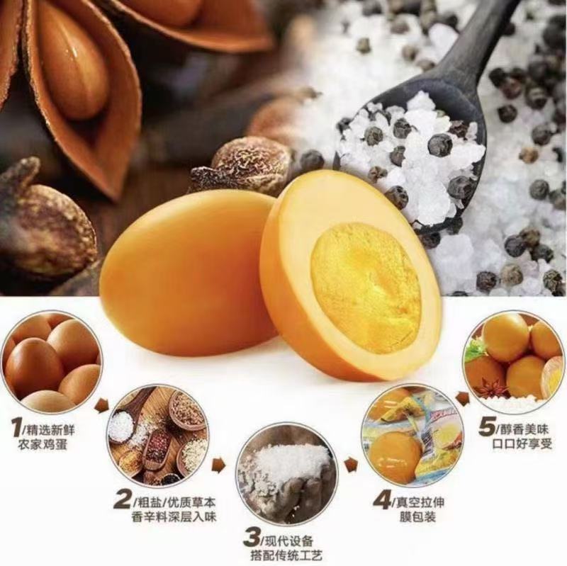 Free shipping salt baked marinated egg spiced marinated egg happy egg shelled egg tea egg instant noodles partner wholesale student snacks