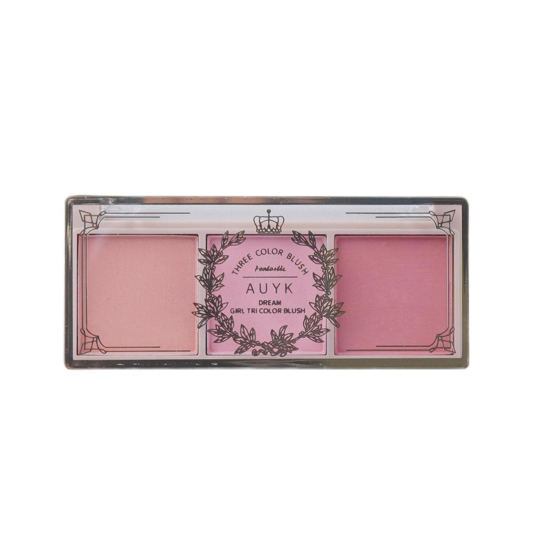 Little Red Book recommend Tricolor Blush Plate Pure Desire Matte Pearlescent Natural Supernatural Student Party Light Makeup Essential Rouge