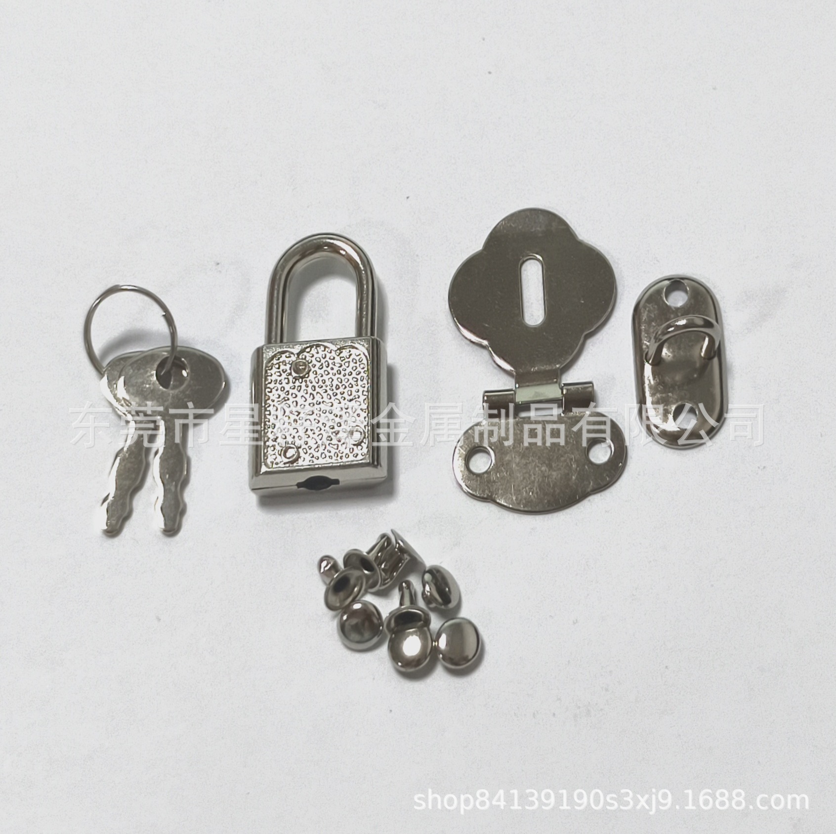 Factory Wholesale Various Fashionable, Versatile, and Durable Notebook Diary Lock Clips, Lock Heads, Luggage Heart Locks, Cabinet Door Locks