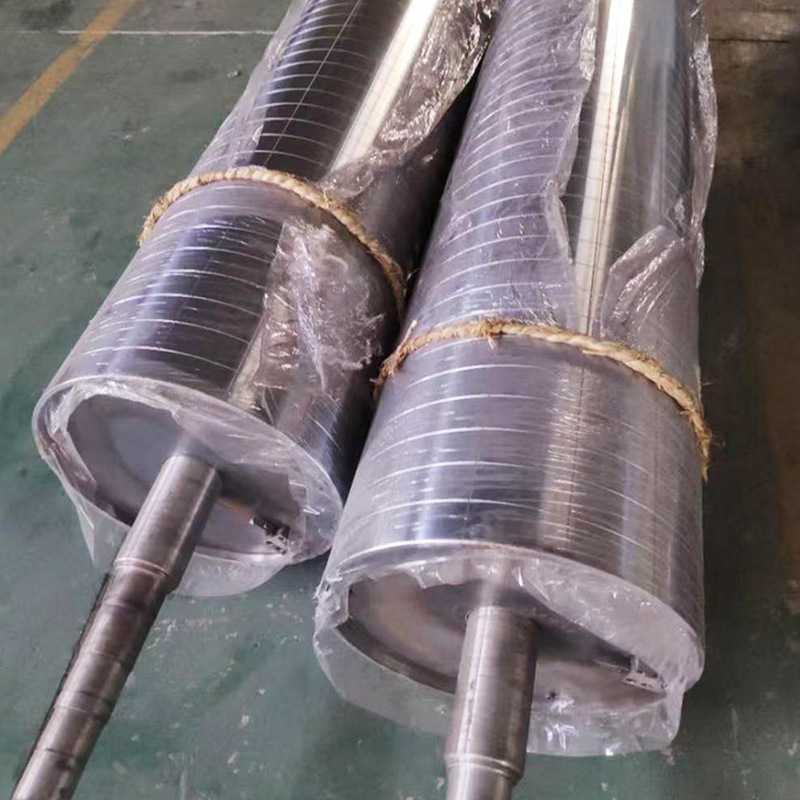 Electroplated Shaft Roller Plate Roller Manufacturer Unpowered Roller Conveyor Belt Support Roller Transmission Stainless Steel Roller Assembly Line Roller