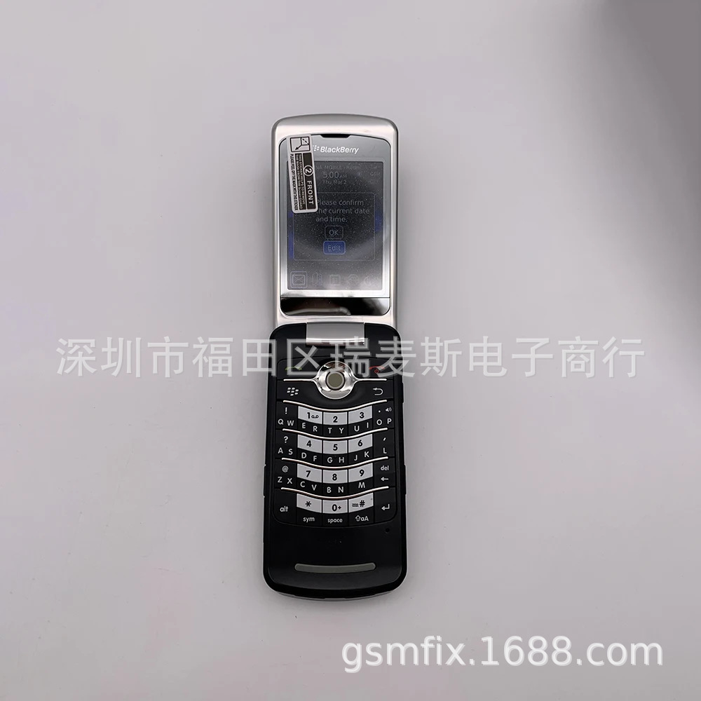 Blackberry Blackberry 8220 Blackberry Classic Flip Phone Inside and Outside Dual Screen Original Mobile Phone