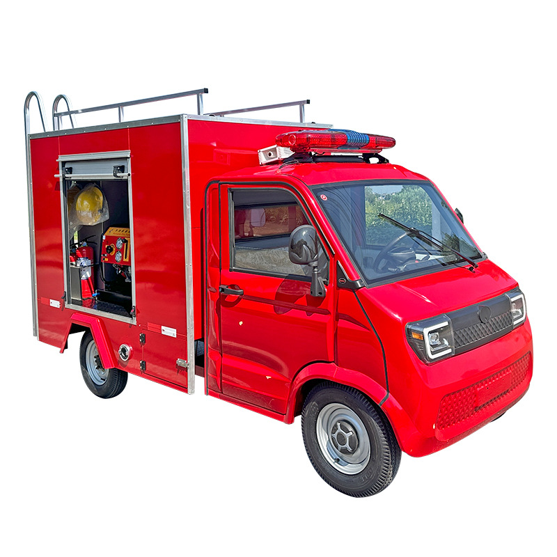Manufacturer Customized Small Electric Fire Truck Water Tank Water Supply Fire Fighting Rescue Urban Street Emergency Electric Fire Truck
