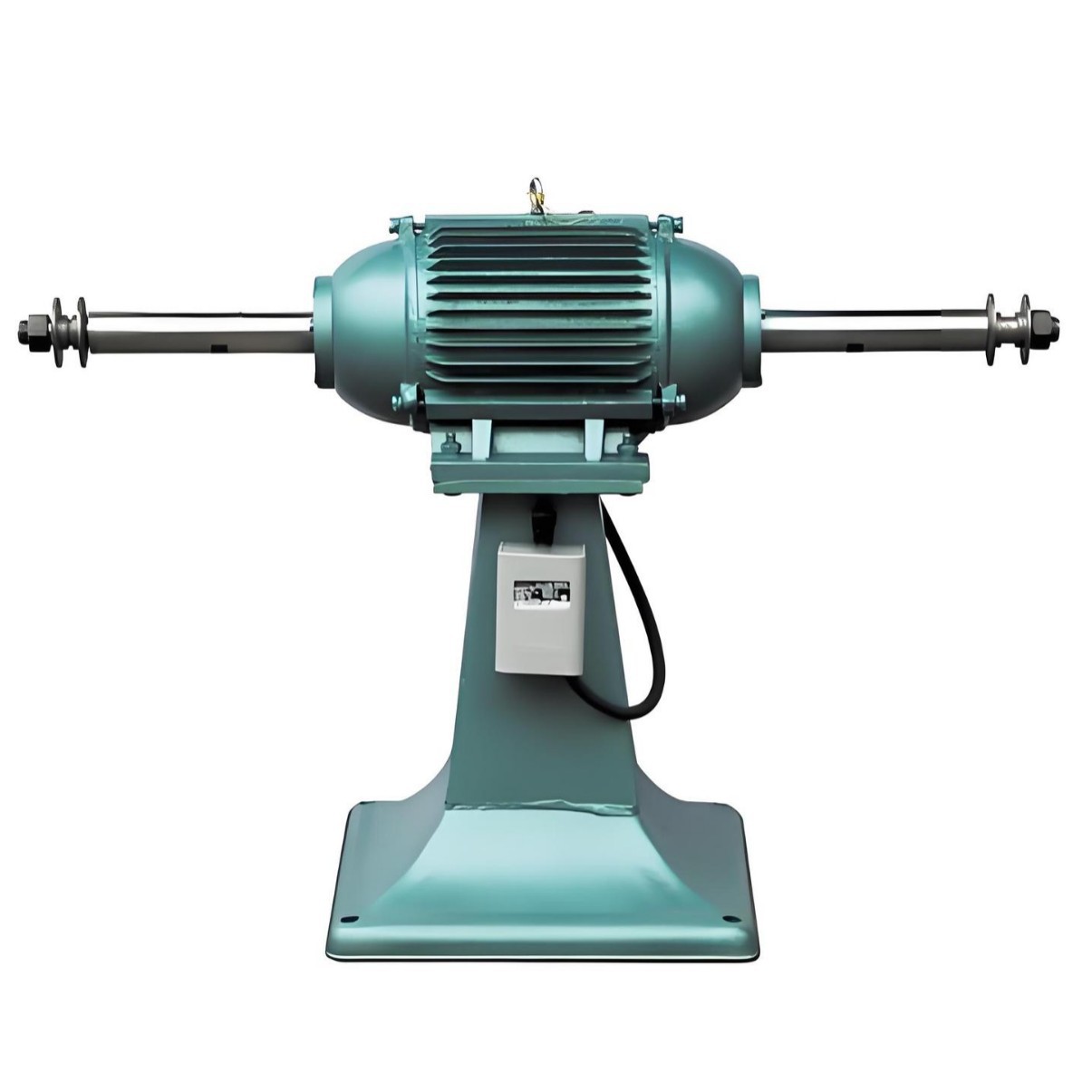 Three-Phase Vertical Speed-Adjustable Polishing Machine, Grinding Machine, Wire Drawing Machine, 380V Sharp Clamp, Double-Head Cloth Wheel, Belt Grinder, Desktop