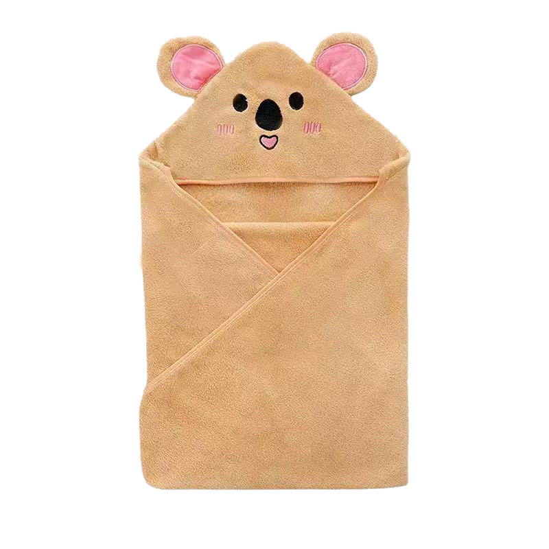 Children's Bath Towel Wholesale Wearable Newborn Baby Hooded Cloak Cartoon Baby Cloak Newborn Delivery Room Quilt