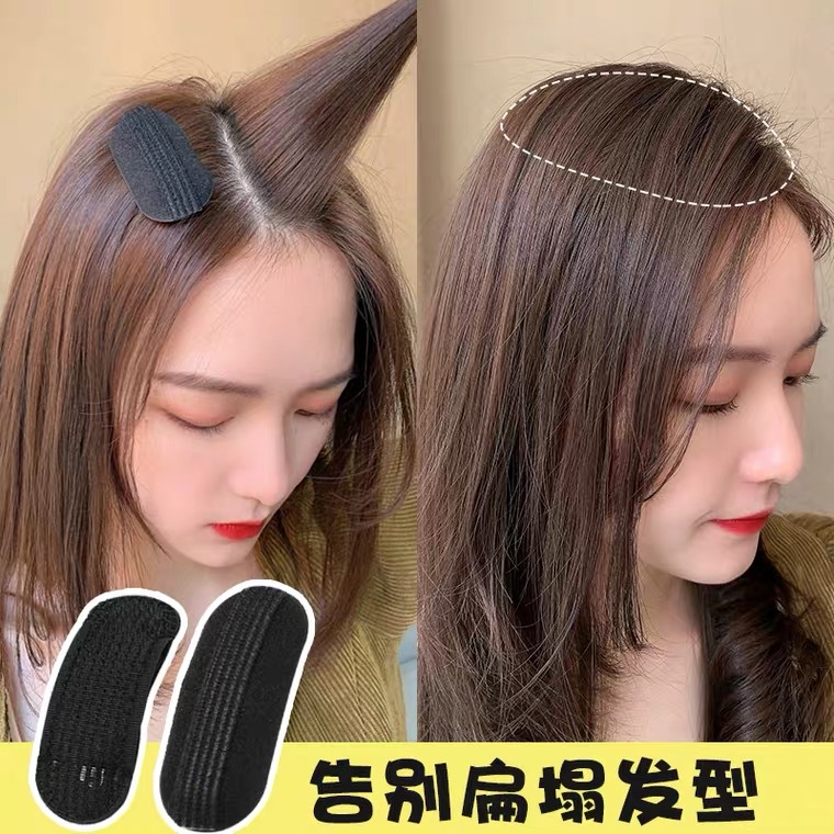 Air permeable cushion hair artifact root fluffy hairpin device increased on both sides invisible sponge back head five-tooth hair comb BB hairpin
