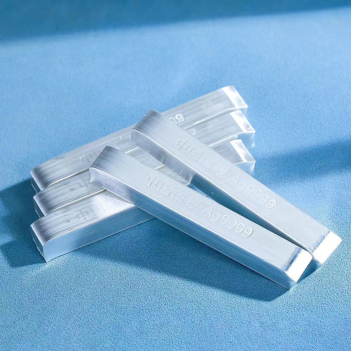 9999 Чистый серебряный слиток Китайский серебряный инвестиционный слиток Серебряный материал Чистый серебряный слиток Разбитый серебряный слиток Серебряная плитка Серебряный материал Оптовая продажа