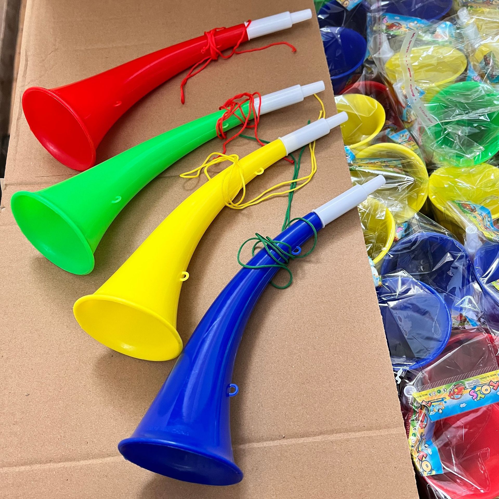 School Party sports meeting cheerleading atmosphere cheer props game fans Football vuvuzela horn Horn