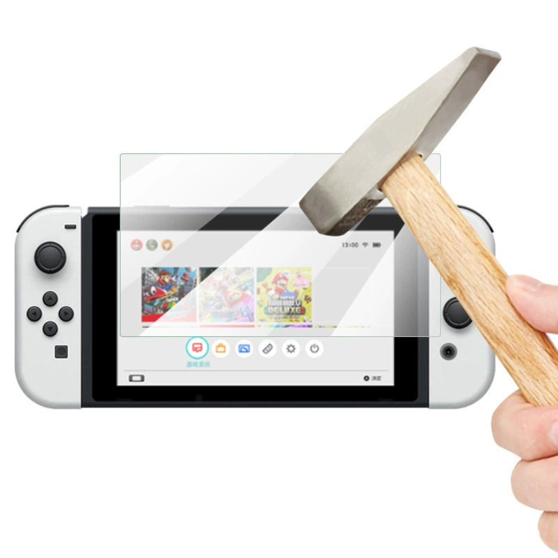 Подходит для Nintendo Switch Oled, защитная пленка для HD экрана, закаленное стекло для консоли Switcholed HD Ns