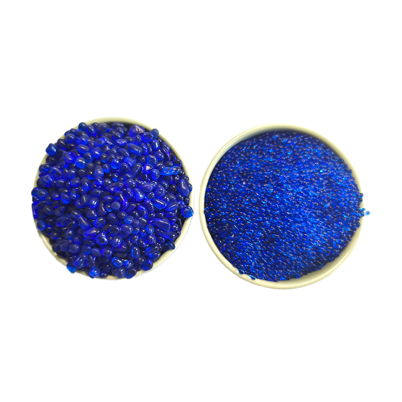 Colored Glass Beads Glass Sand Micro Landscape Fish Tank Bottom Sand with Exterior Wall Decoration Pavement Decoration Solid Glass Beads