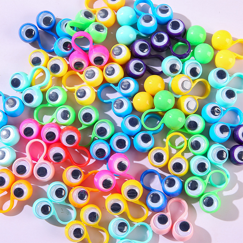 Colorful Movable Eyes Wearable Eye Toys New and Unique Funny Gadgets Holiday Party Prank Toys