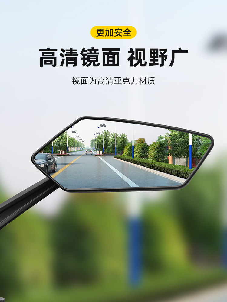 Bicycle Rearview Mirror HD convex mountain road bike motorcycle electric bicycle cycling rearview mirror