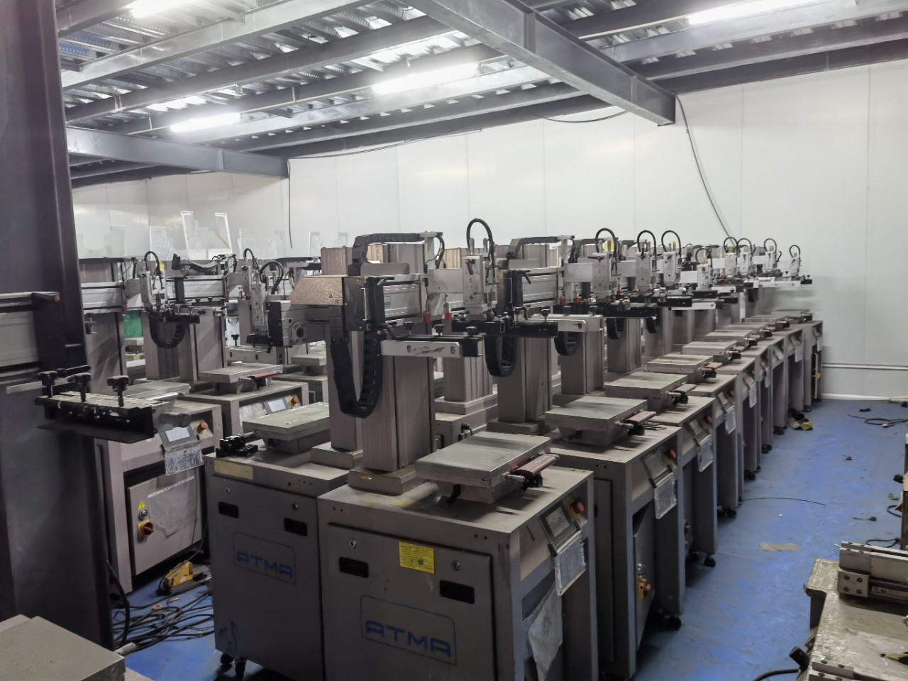 Large recycling screen printing machine pad printing machine oven assembly line