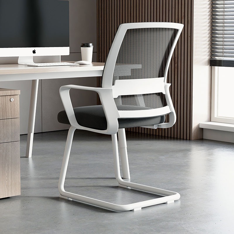 Factory wholesale office staff conference chair I-chair modern simple backrest mesh bow computer chair mahjong chair
