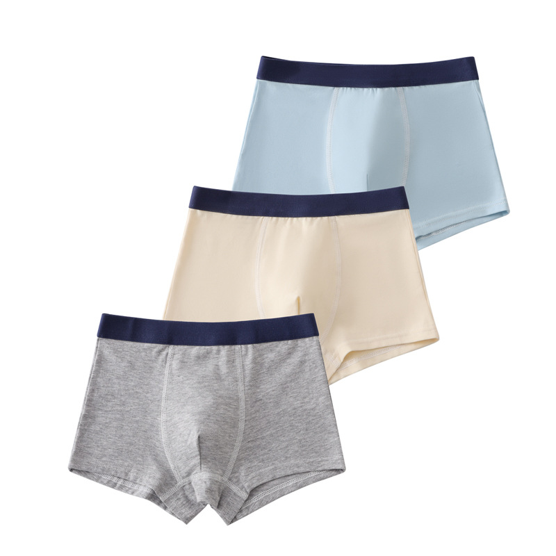Children's Underwear Boys' Boxer Underwear Class A Cotton Small, Medium and Large Children's Youth Not Fat Shorts Factory Outlet