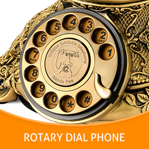  dedicated turntable telephone antique rotating telephone  European telephone