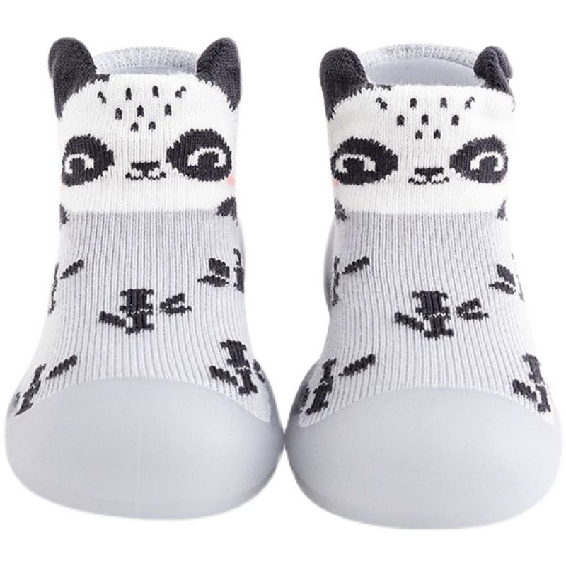 Spring and Autumn Children's Toddler Socks Shoes Baby Socks Shoes Male and Female Baby Indoor Soft Bottom Non-slip Cartoon Floor Shoes