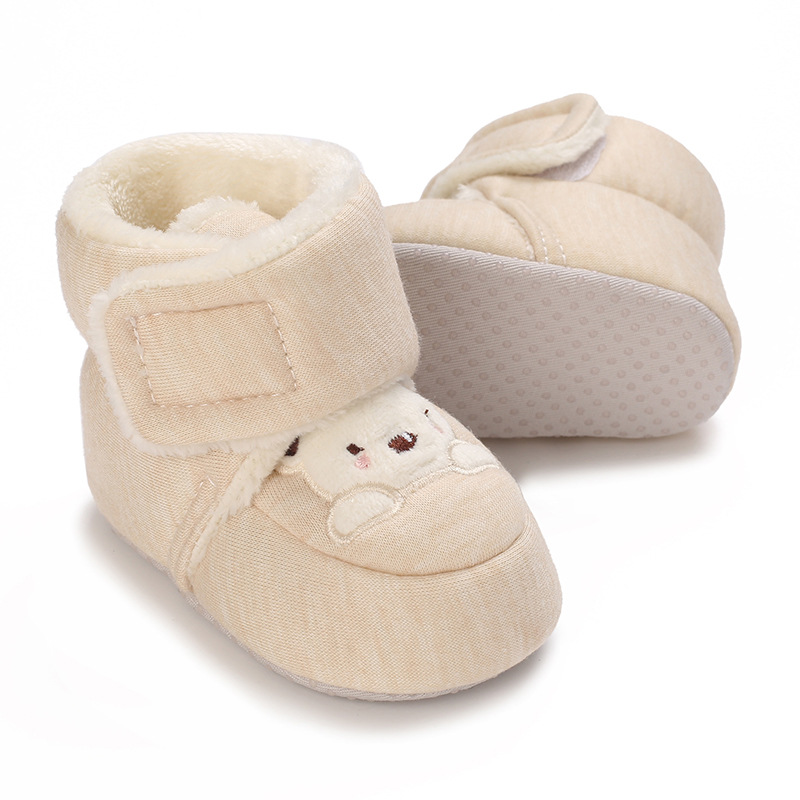 Baby shoes winter thick warm cotton shoes men and women baby walking shoes 0-1 years old