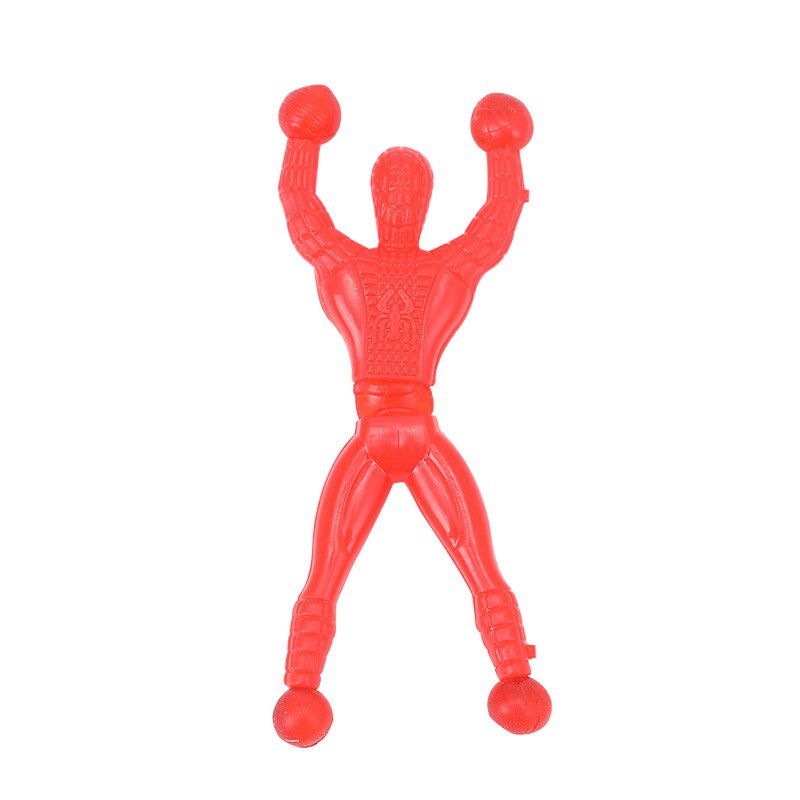 Climbing Wall Spider-Man Toy Children's Decompression Artifact Sticky Palm Creative Trick Sticky Spider-Man Sticky Wall-Man